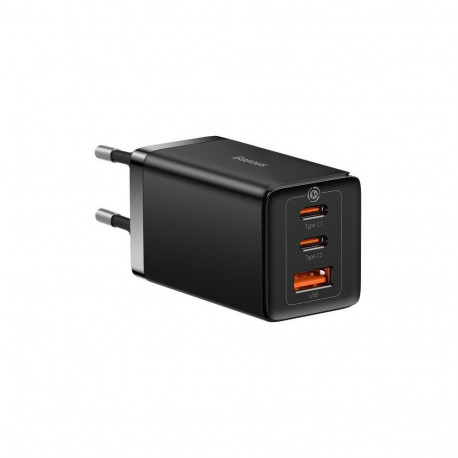 Baseus laadija GaN5 Pro 2xUSB-C + USB 65W, must