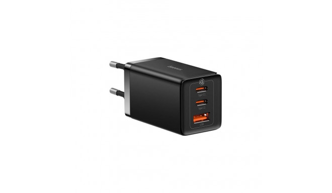 Baseus laadija GaN5 Pro 2xUSB-C + USB 65W, must