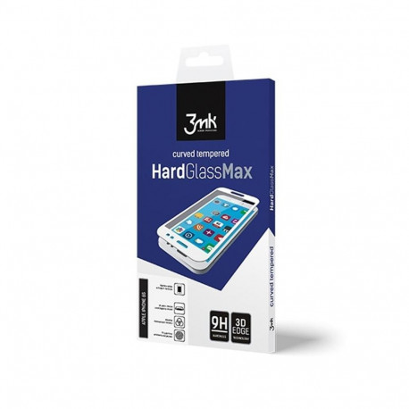 3MK HardGlass Max Screen protector  Samsung  S6 Edge  Tempered Glass  Transparent/ Black 59015711620