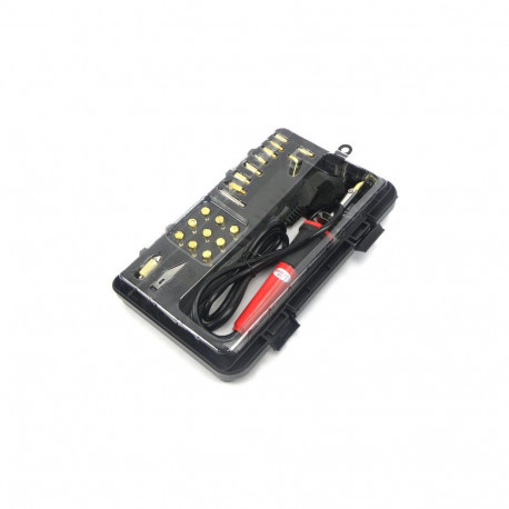 Geko Lodāmurs koka/ādas iededzināšanai 30W  uzgaļi (23gab.) G20050