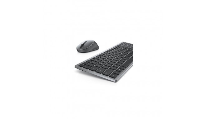 Dell Keyboard and Mouse KM7120W Wireless  2.4 GHz  Bluetooth 5.0  Keyboard layout US  Titan Gray