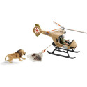 Schleich Wild Life Helicopter Tierrettun - 42476