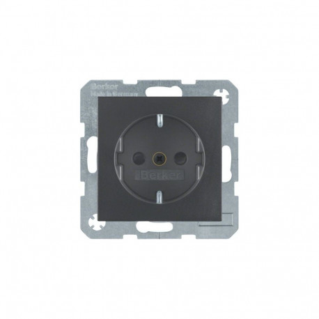 Berker Schuko pistikupesa 47231606 B.1 B.3 B.7 matt, antratsiit