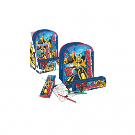 Starpak Transformers komplekt (kott, pinal, pliiatsid, värvimisraamat)