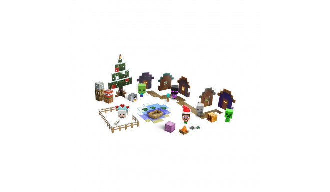 Mattel Minecraft Mob Head Minis Advent Calendar Toy Figure