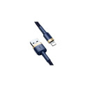 Baseus Lightning Cafule Cable QC 3.0, 1.5A, 2m Blue (CALKLF-CV3)