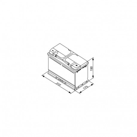 Bosch S5 011 85Ah 800A 315x175x190 -+
