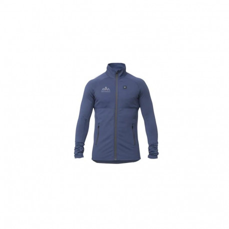 HeatX Heated Grid Fleece Mens Blue XL