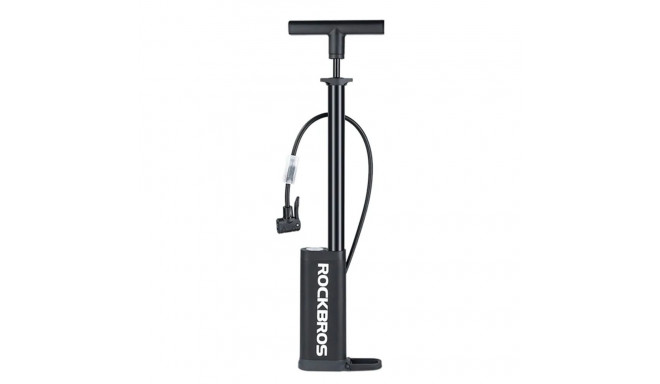 Rockbros 42310007001 floor bicycle pump - black