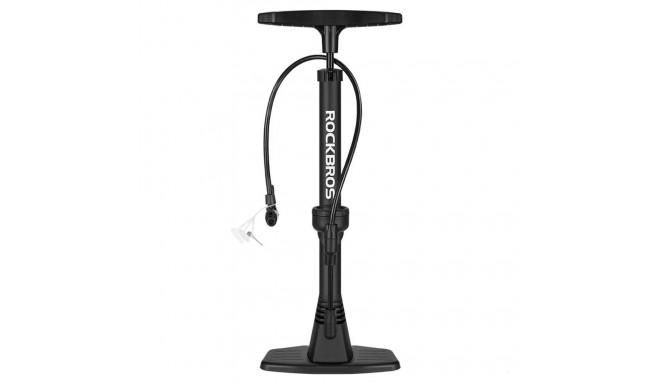 Rockbros 42510001001 floor bicycle pump - black