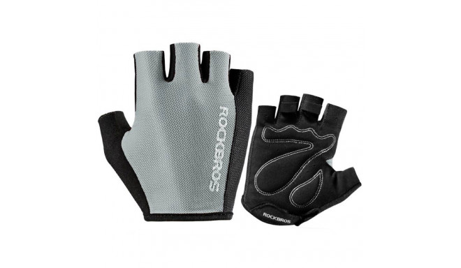 Rockbros S099GR cycling gloves, size L - gray