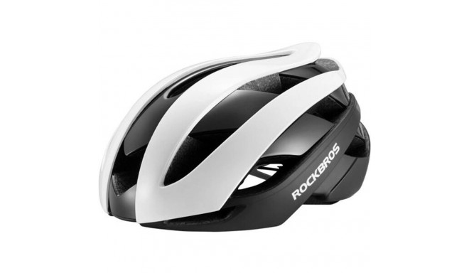 Rockbros 10110004002 bicycle helmet, size M - white and black