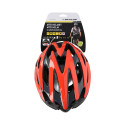 Dunlop - Kask rowerowy regulowany MTB r. M 55-58 cm (czerwono-czarny)