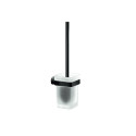 AMALFI TOILET BRUSH HOLDER MATT BLACK