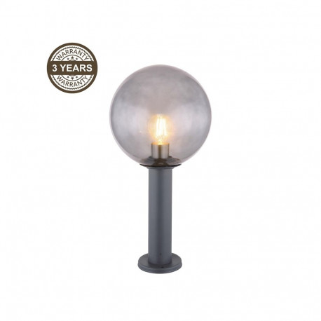 OUTDOOR LAMP DH03.071-500 15W E27 SMOKY