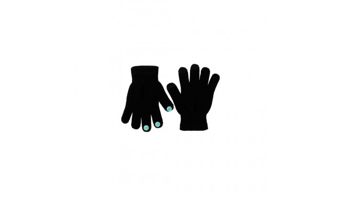 CHILDREN TOUCH SCREEN GLOVES BLACK