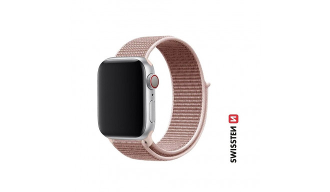 Swissten Нейлоновый Pемешок для Apple Watch 42 / 44 / 45 / 49 mm