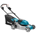 Makita DLM460PT2 lawn mower Walk behind lawn mower Battery Black, Blue, Grey