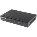 Intellinet 5-Port Gigabit Ethernet PoE+ Switch with SFP Combo Port, 4 x PSE Ports, IEEE 802.3at/af P