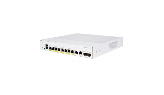 Cisco CBS250-8P-E-2G-EU network switch Managed L2/L3 Gigabit Ethernet (10/100/1000) Silver