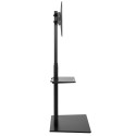 Maclean MC-865 Professional Modern TV Floor Stand with a Shelf for 37" - 70" Screens, max load 40kg, Maclean MC-865 Professional Modern TV Floor Stand with a Shelf for 37" - 70" Screens, max load 40kg,