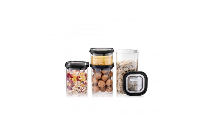 GEFU FUTURE Black Glass 4 pc(s)