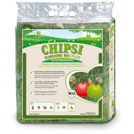Chipsi Sunshine Bio Nature + Apple hay 0.6kg