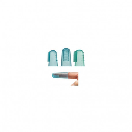 Toothbrush set, silicone, dog/cat, 6cm, 2 pcs.