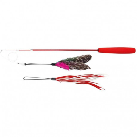 Žaislas katėms Teleskopinis žaidimo strypas, 40–98 cm