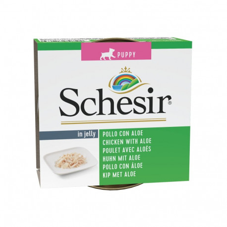Chicken fillet + aloe in jelly 150g for puppies, Schesir