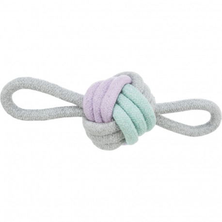 Junior mazgo kamuoliukas su 2 rankinėmis kilpomis, virve, ø 9/25 cm