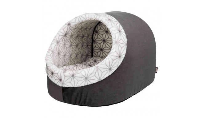 Koobas Diamond cuddly cave, 38 × 33 × 45 cm, antratsiit/valge