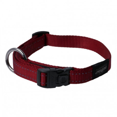Collar Utility XL 25mm Lumberjack, red reflector