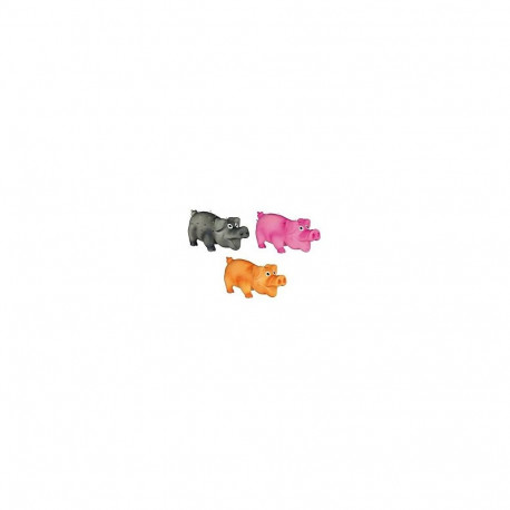 Toy for dogs Bristle pig, latex, 10 cm random color