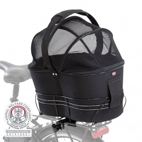 Carrier-bag for bicycle 29x42x48cm black