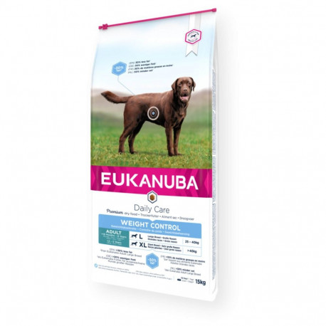EUKANUBA Adult kanalihaga suurtele ülekaalulistele koertele 15 kg