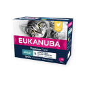 EUKANUBA Adult Mono-Protein влажный корм для кошек мультипак 12x85 г