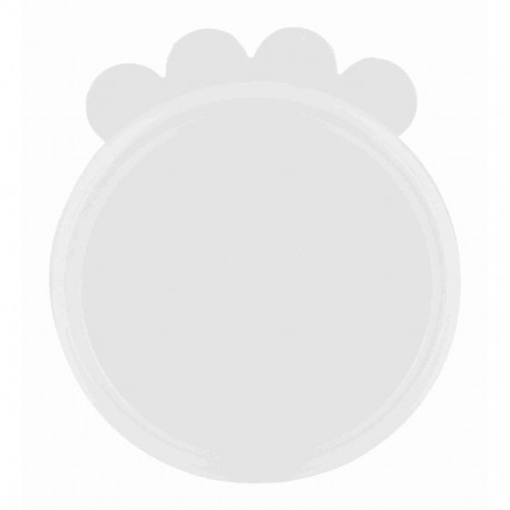 Kaaned konservikarpidele, silikoon, ø 7,6 cm, läbipaistev