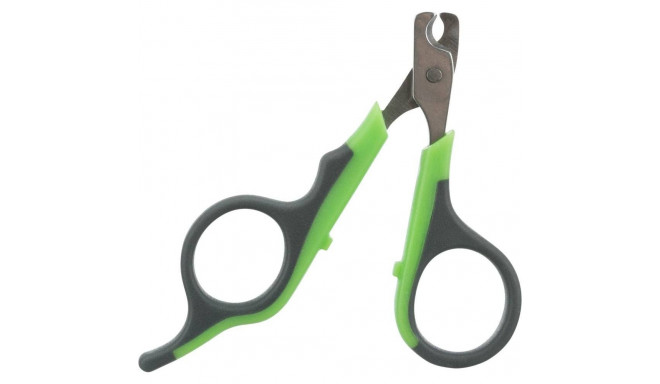 Claw scissors, 8 cm, grey/green