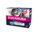 Suaugusių lašišų šlapias maistas katėms 12x85 g pakuotė, Eukanuba