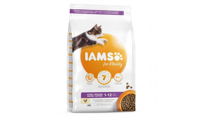 Полноценный сухой корм IAMS CAT Kitten 3 кг для котят