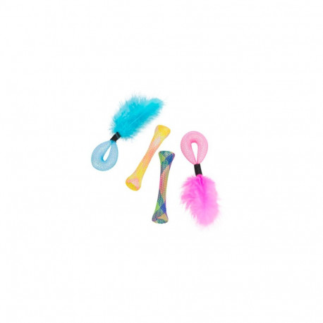 Kassi mänguasi Set tubes, plastik, kuni 15 cm, 4 tk.