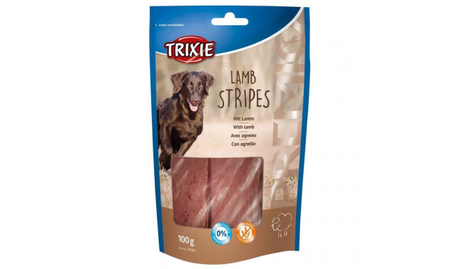 Treat for dogs Premio lamb stripes, 100 g