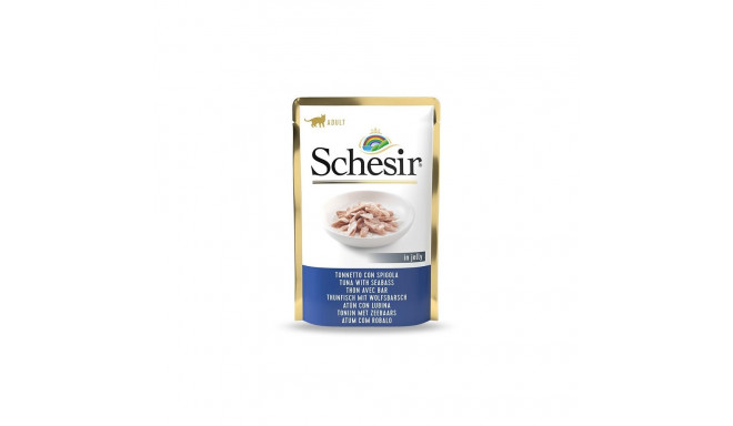 Schesir тунец + mereahven в желе 85г влажный корм для котов