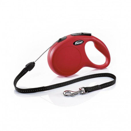Jalutusrihm flexi New Classic Nöör 8m S punane