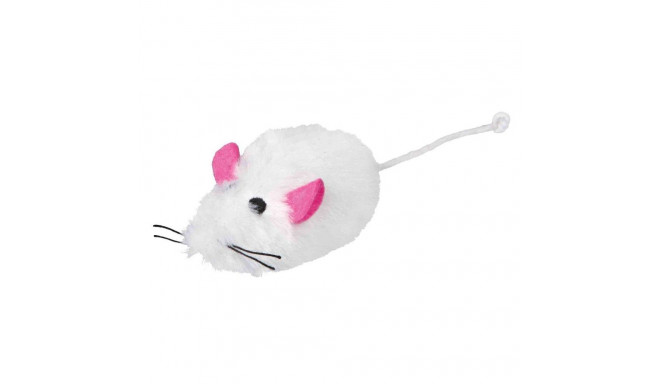Toy for cats Mouse, longhair plush, catnip, 9 cm