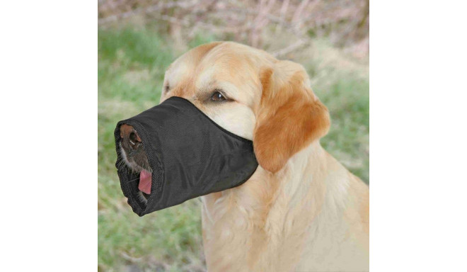 Muzzle, polyester, XS–S, black