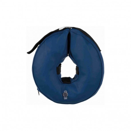 Protective collar, inflatable, M–L: 45–57 cm/11 cm, blue