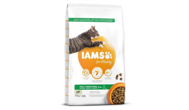 Полноценный сухой корм IAMS CAT Adult с бараниной 3 кг для кошек