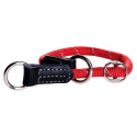 Rope Medium 9mm Adjustable Neck Size 35-40cm Dog Collar, Red Reflective, Rogz